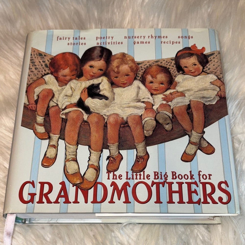 Charming Blue and Red Storybook for Grandmothers